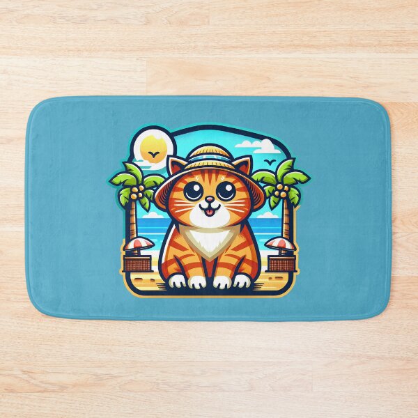 Item preview, Cat on the beach designed and sold by Artillenium.
