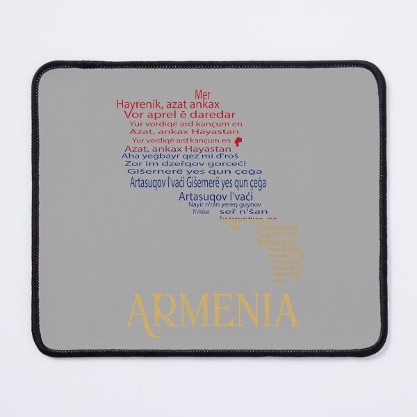 Item preview, Armenia Artistic Design Featuring Anthem, Map, and Flag designed and sold by JR78.