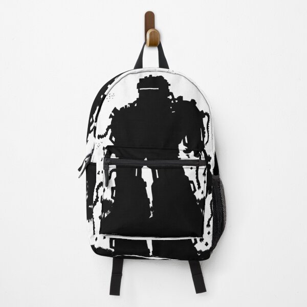 Item preview, Silhouette of a giant robot with exposed cables in poor condition, static (guaranteed AI-free) designed and sold by fifou96.