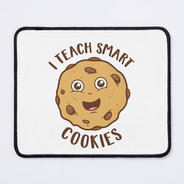 Item preview, I teach smart cookies – Funny and cute teacher pun design (on light colors) designed and sold by messy-nessie.