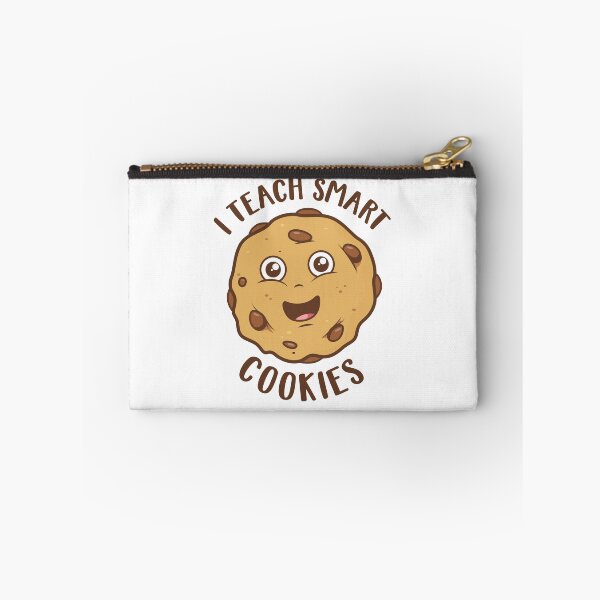 Item preview, I teach smart cookies – Funny and cute teacher pun design (on light colors) designed and sold by messy-nessie.