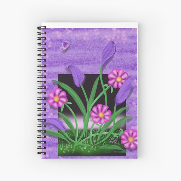 Item preview, Flowers in the Wall, Pink designed and sold by Nightflyer Art.