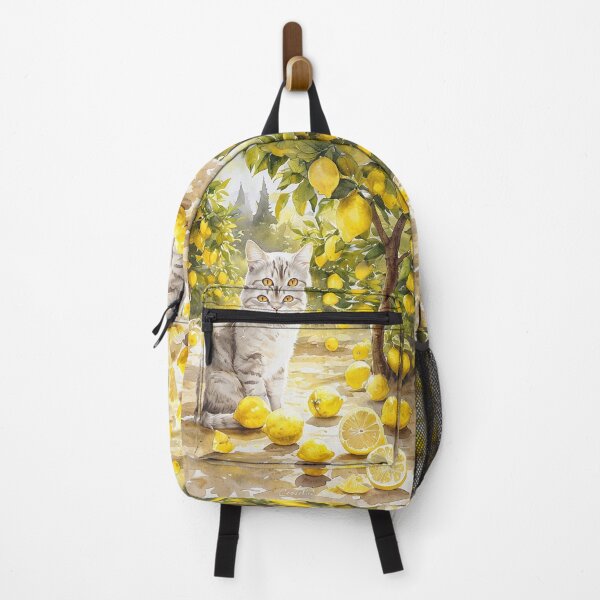 Item preview, Cat in the Citrus Orchard designed and sold by M-Y-A-R-T-.
