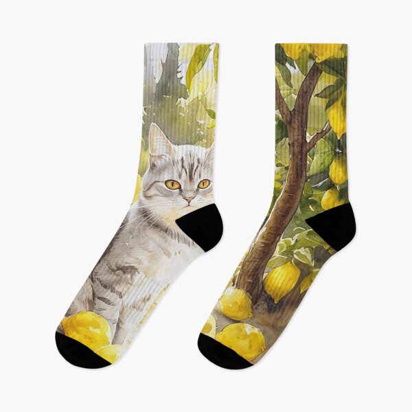 Item preview, Cat in the Citrus Orchard designed and sold by M-Y-A-R-T-.