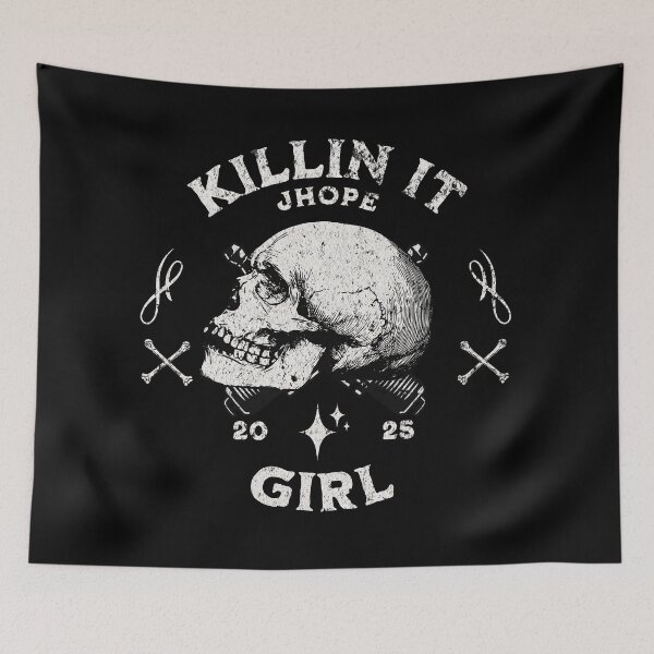 Item preview, Killin it girl bts bangtan jhope typography army Morcaworks designed and sold by Morcawork.