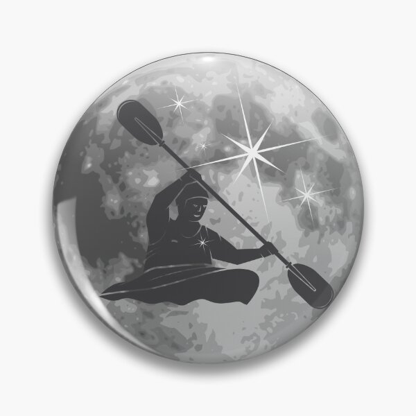 Item preview, Kayak Dreams in Lunar Glow – Surreal Kayaking on the Moon | Space Adventure Design designed and sold by JAGA-ALIME.