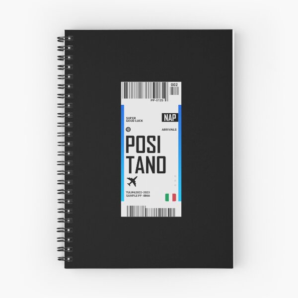Item preview, Positano City Boarding Pass Sticker designed and sold by TulipaGraphics.