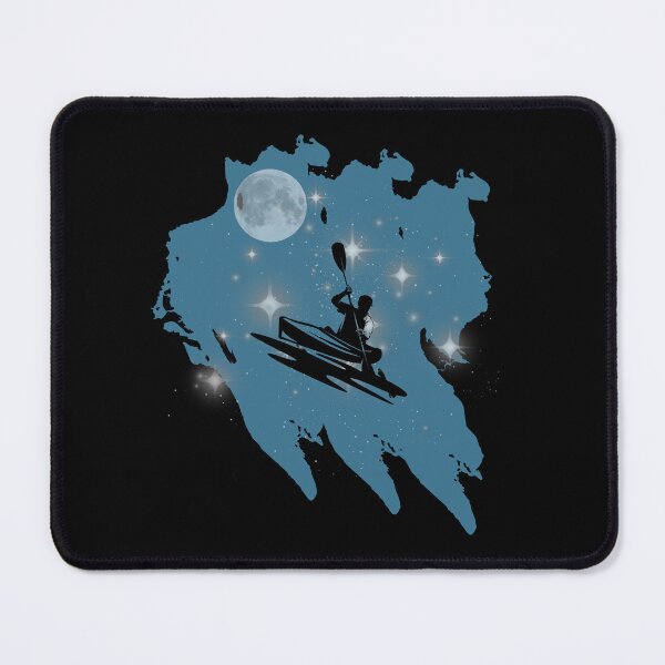 Item preview, Night Lake Adventure – Kayaking Under the Stars | Stargazing Outdoor Design designed and sold by JAGA-ALIME.