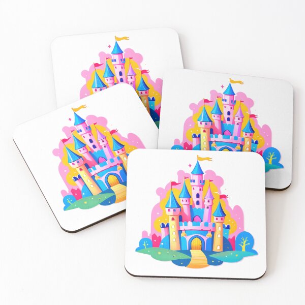 Item preview, Magical Fairytale Castle – Vibrant Fantasy Illustration designed and sold by Created by Aia.