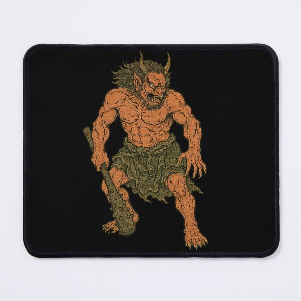 Item preview, Oni - No Fear Vintage Japanese Yokai Style designed and sold by Kabuji Store.