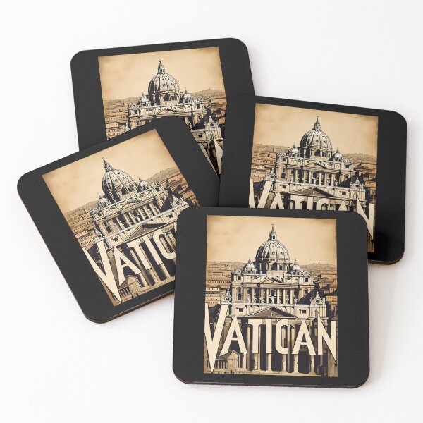 Item preview, A Vintage Illustration of the Vatican designed and sold by GoodOldVintage.