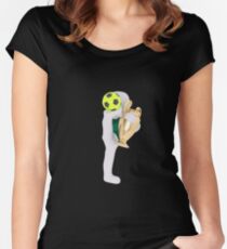 Soccer Women's Fitted Scoop T-Shirt
