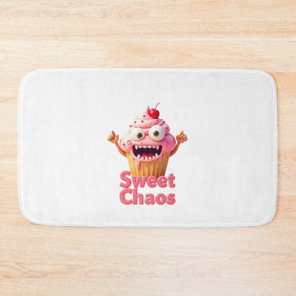 Item preview, "Funny Cupcake Monster - Cute & Spooky Dessert Art" designed and sold by KhadijaBatool38.
