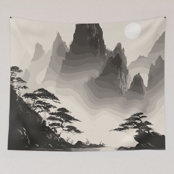 Item preview, Japanese Sumi-e Ink Art designed and sold by bapupa.
