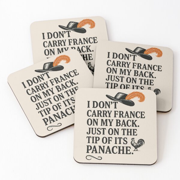 Item preview, I don’t carry France on my back… just on the tip of its panache designed and sold by Fils et Racines.