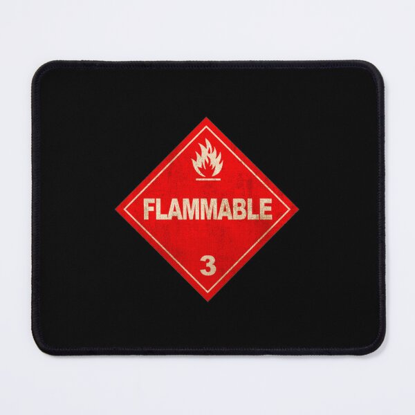 Item preview, SECURITY - SAFETY SIGN - FLAMMABLE designed and sold by SentientGallery.