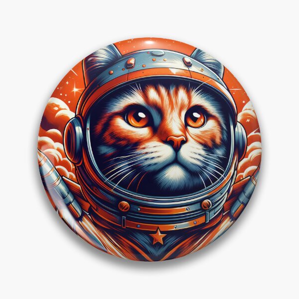 Item preview, Gato explorador espacial designed and sold by Artillenium.