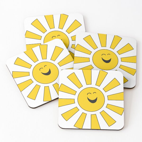 Item preview, Sun character,, smiling and showing tongue. With outline designed and sold by ZorianArt.