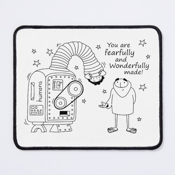 Item preview, Human Machine - Fearfully and Wonderfully Made! designed and sold by Sore Creations.