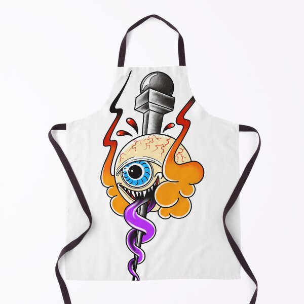Item preview, Smiling crazy eye ball designed and sold by Tattoo Illustrations.