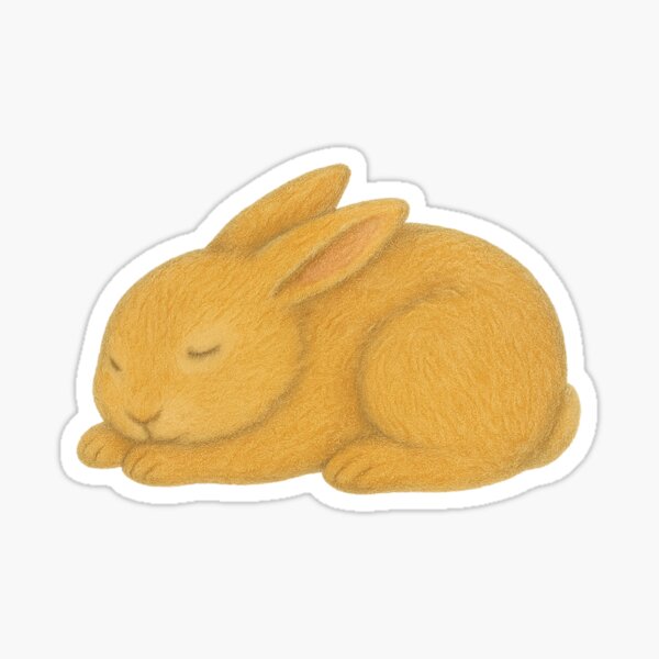 Item preview, Sleepy Bunny in Colored Pencil Style designed and sold by QuirkWears.