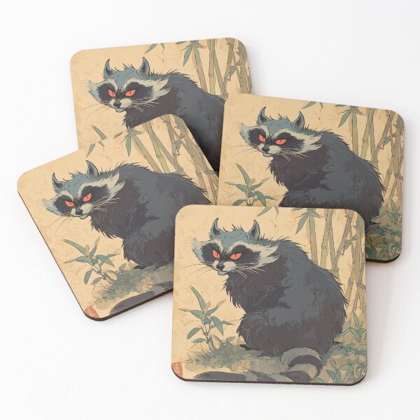 Item preview, Mythical Tanuki Yokai designed and sold by bapupa.