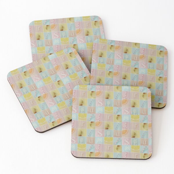 Item preview, Colorful Summer-Themed Collage Featuring Citrus Fruits, Straws designed and sold by CreativeWorld96.