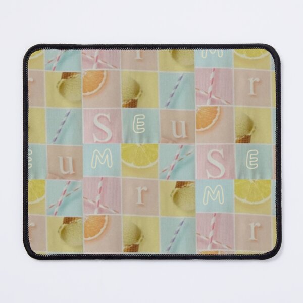 Item preview, Colorful Summer-Themed Collage Featuring Citrus Fruits, Straws designed and sold by CreativeWorld96.