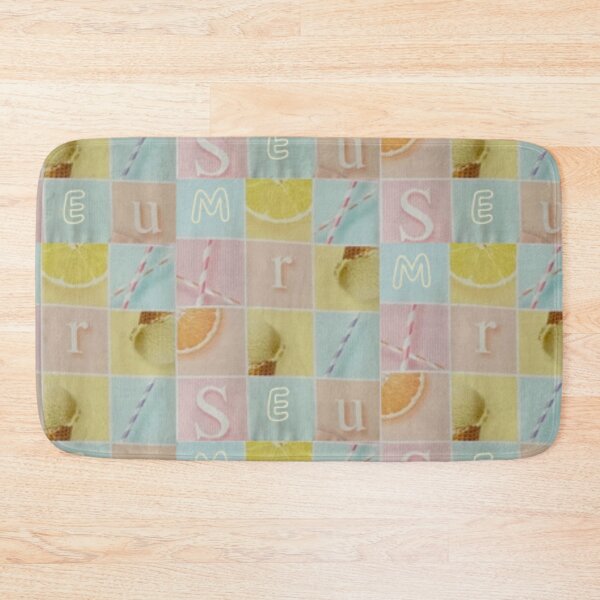 Item preview, Colorful Summer-Themed Collage Featuring Citrus Fruits, Straws designed and sold by CreativeWorld96.