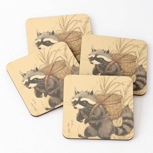 Item preview, Lucky Tanuki Yokai designed and sold by bapupa.