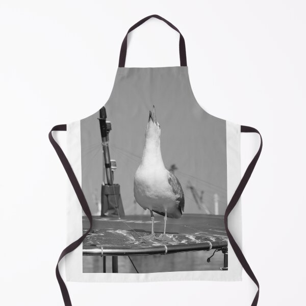 Item preview, Howling seagull in the boat on the beach designed and sold by RenataPhoto.