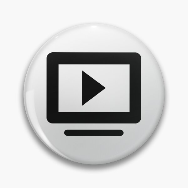 Item preview, Minimalist Screen with Play Button Icon designed and sold by Icon-Icon.