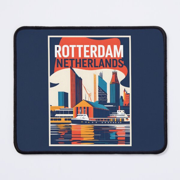 Item preview, A Vintage Illustration of Rotterdam - Netherlands designed and sold by GoodOldVintage.