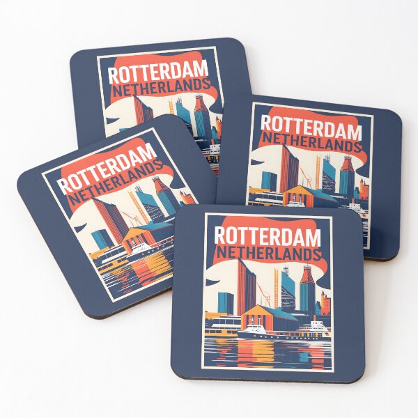 Item preview, A Vintage Illustration of Rotterdam - Netherlands  designed and sold by GoodOldVintage.