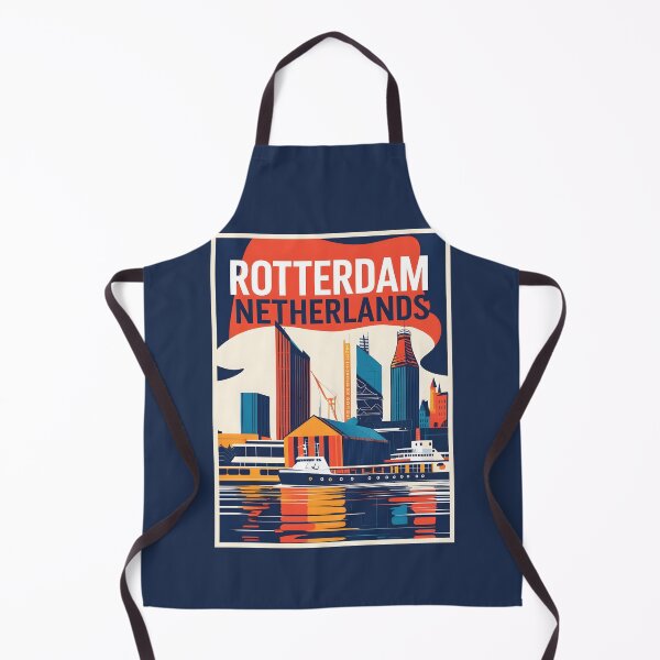 Item preview, A Vintage Illustration of Rotterdam - Netherlands designed and sold by GoodOldVintage.