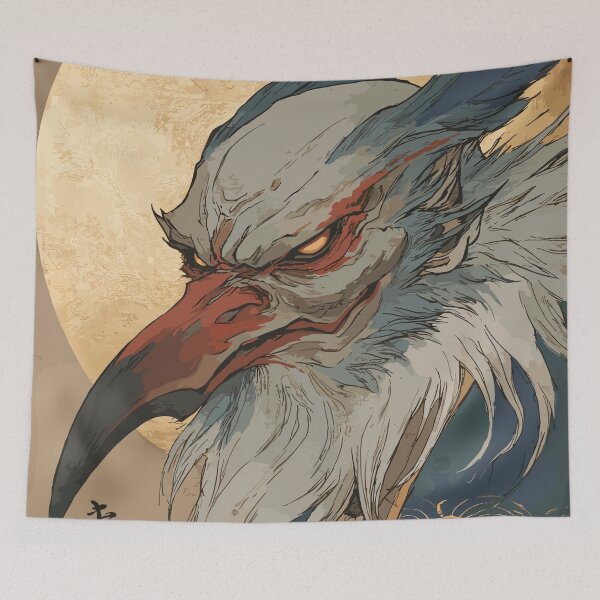 Item preview, Mountain Tengu Yokai designed and sold by bapupa.