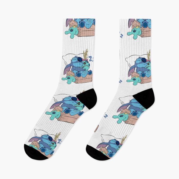 Item preview, Sleeping Stitch in bed – Cute sleeping motif in cartoon style designed and sold by Cris458.