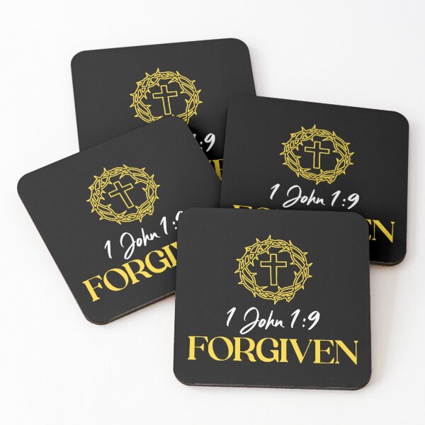 Item preview, Forgiven - 1 John 1:9 | Bible Verse designed and sold by JirehKollezion.