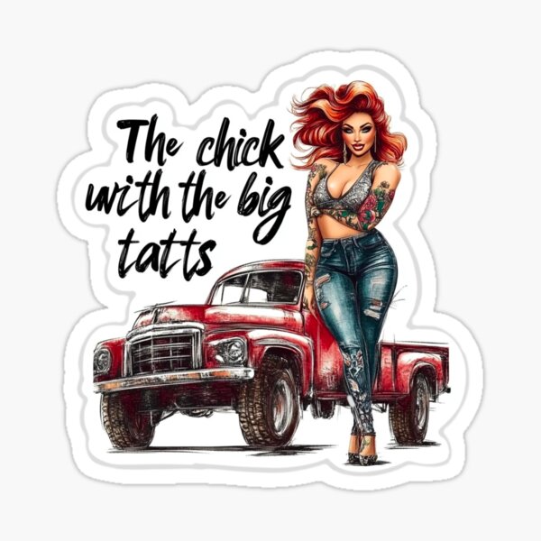 Item preview, Chick with the Tatts! designed and sold by The-Inkywell.