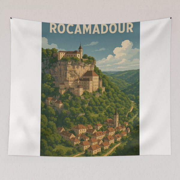 Item preview, Rocamadour Clifftop Village in the Dordogne Valley designed and sold by Places On Earth.