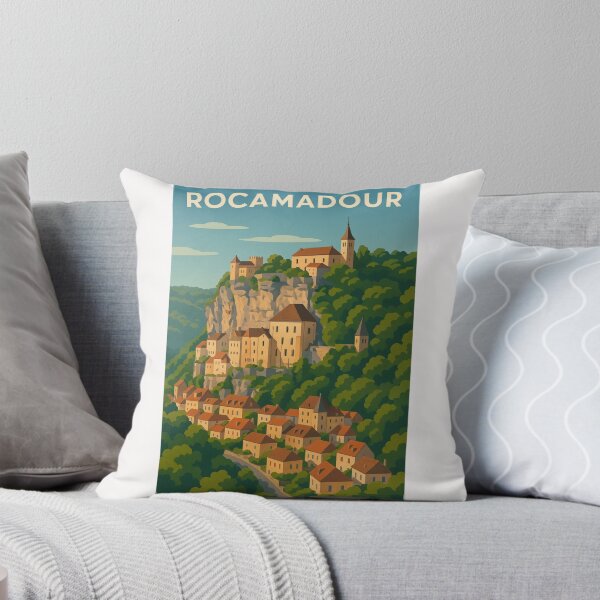 Item preview, Rocamadour Village on Limestone Cliffs in Occitanie designed and sold by Places On Earth.