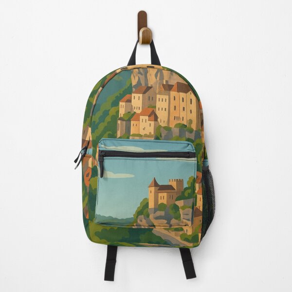Item preview, Rocamadour Village on Limestone Cliffs in Occitanie designed and sold by Places On Earth.