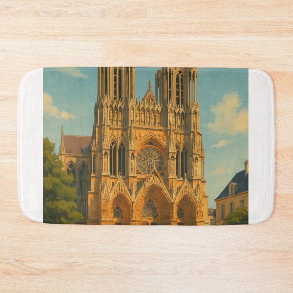 Item preview, Reims Cathedral in Grand Est Region with Gothic Architecture designed and sold by Places On Earth.