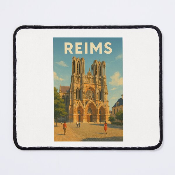 Item preview, Reims Cathedral in Grand Est Region with Gothic Architecture designed and sold by Places On Earth.
