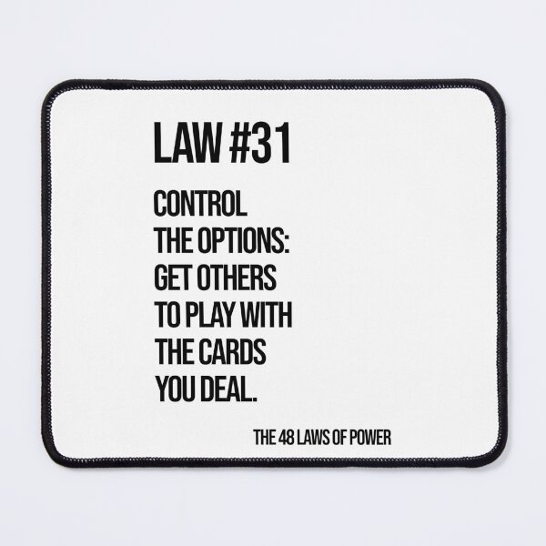 Item preview, Law 31 Poster – 48 Laws of Power designed and sold by Enea Kelo.