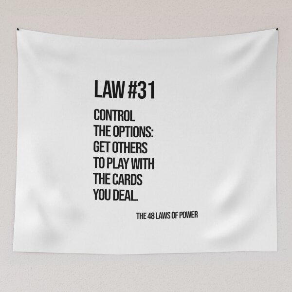 Item preview, Law 31 Poster – 48 Laws of Power designed and sold by Enea Kelo.