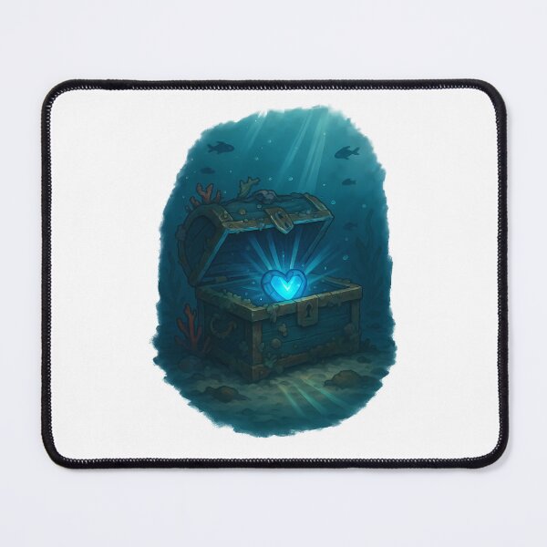 Item preview, Heart of the Sea – Glowing Treasure Chest designed and sold by celtveor.