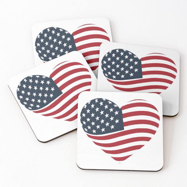 Item preview, Heart Shaped American Flag  designed and sold by The Real Life Symphony.