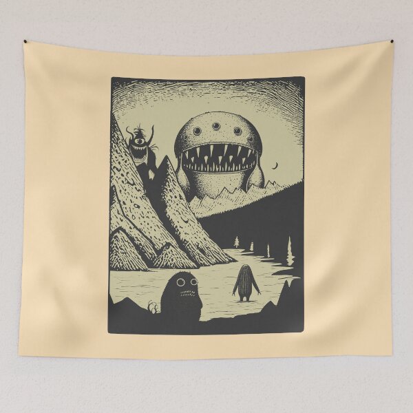 Item preview, Strange Mountains Creature designed and sold by tabemisa.