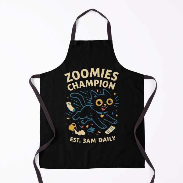 Item preview, Black Cat Tee - Zoomies Champion designed and sold by TimeloopAU.